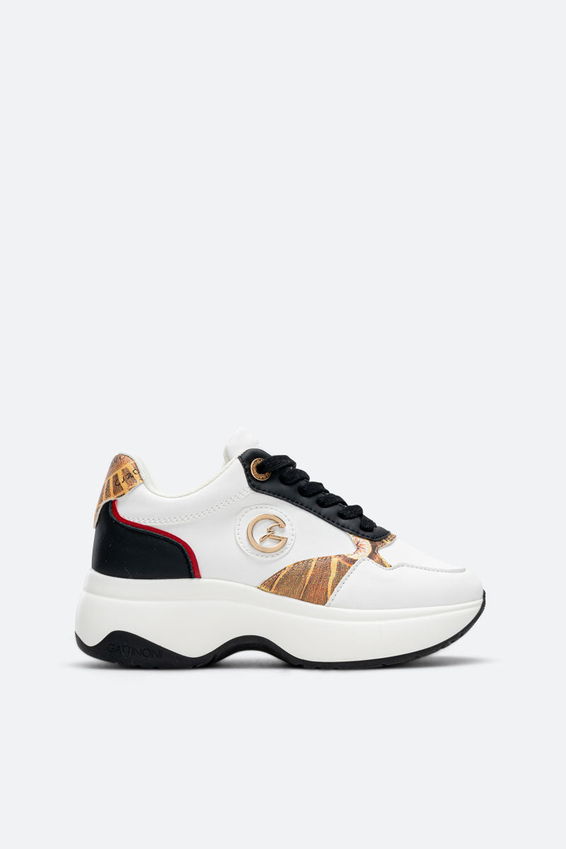 Sneakers Oltre Sneaker New Dafne Planetarium Bianca – Gattinoni