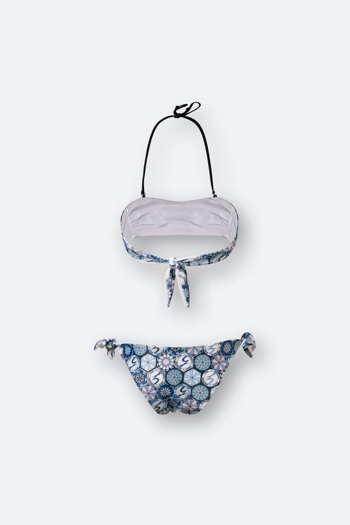 Bikini a fascia con stampa Teodosia Gattinoni