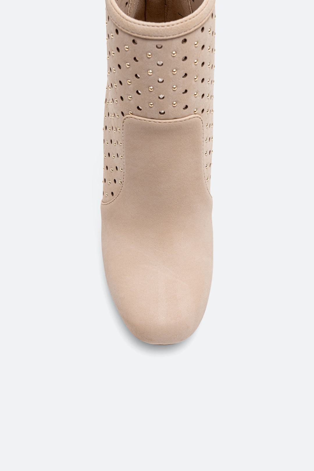 Stivaletto in suede beige Gattinoni