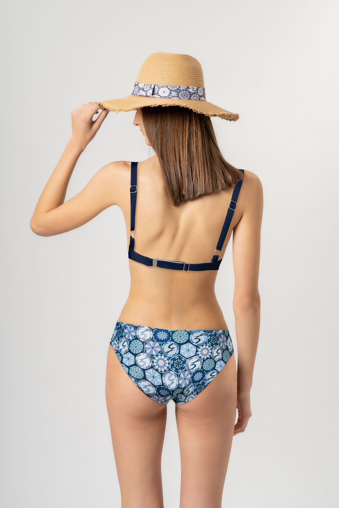 Bikini con coppe stampa Teodosia Gattinoni