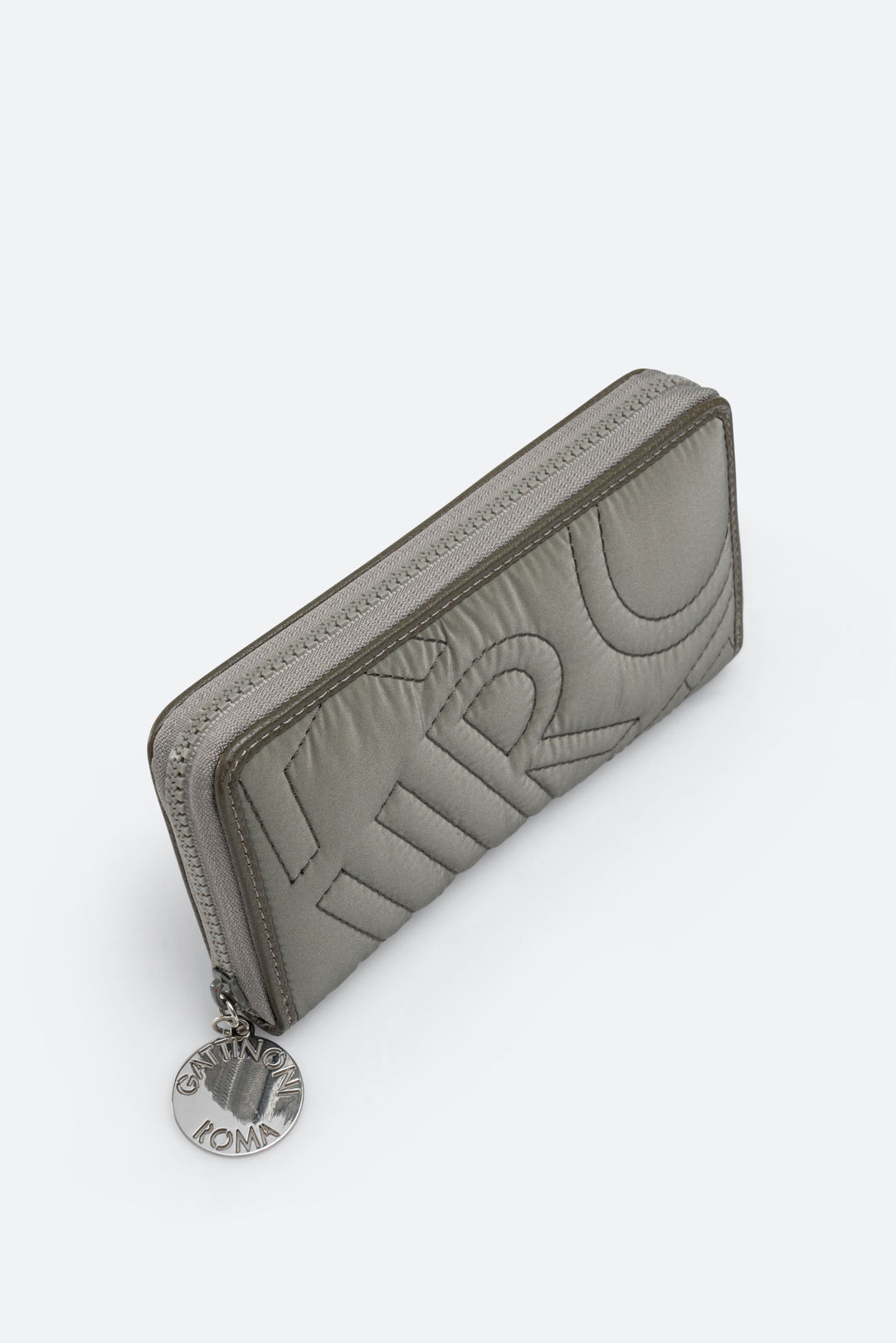 Portafogli con zip kaki