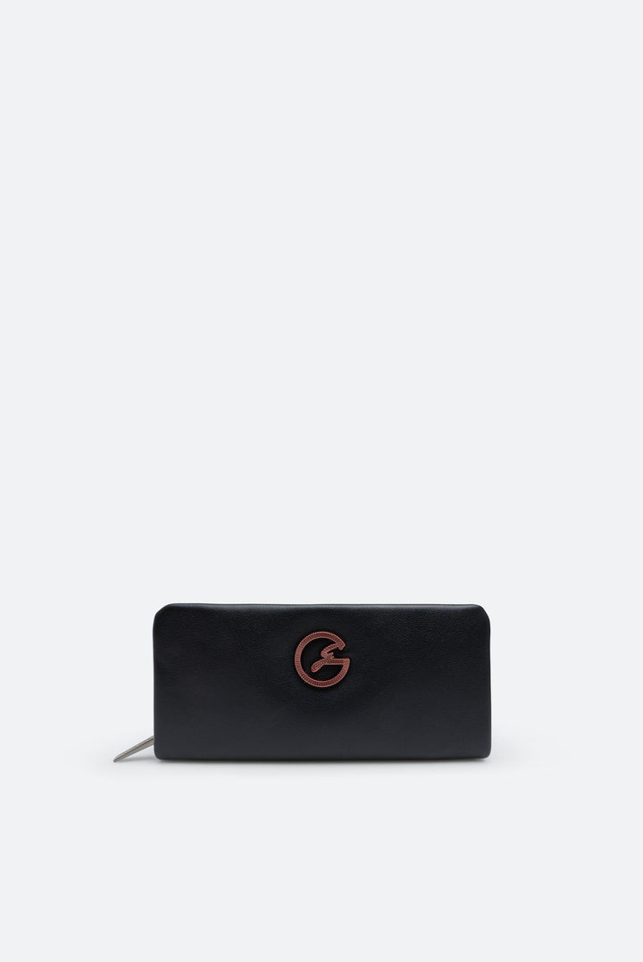 Portafogli grande con zip