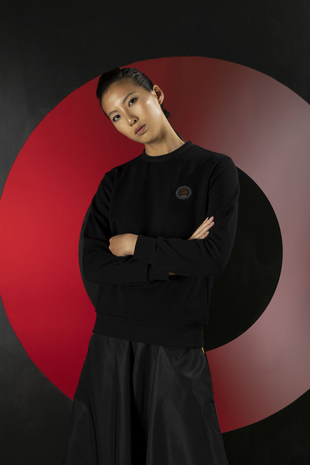 Felpa nera Planetarium Black