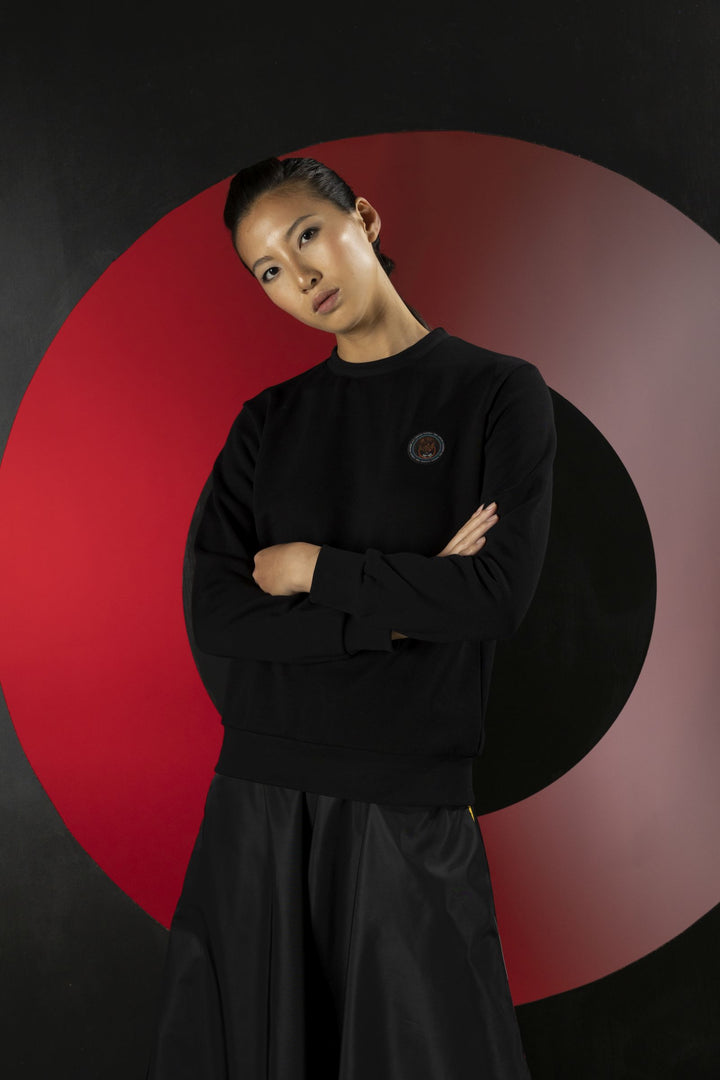 Felpa nera Planetarium Black