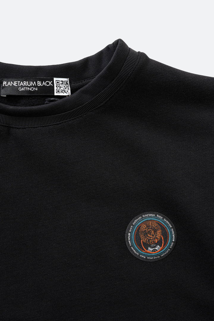 Felpa nera Planetarium Black