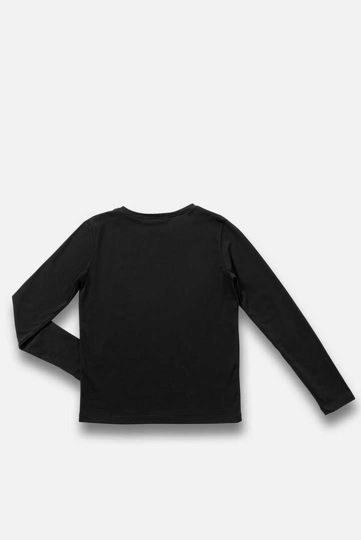 T-shirt con scritta Planetarium Black