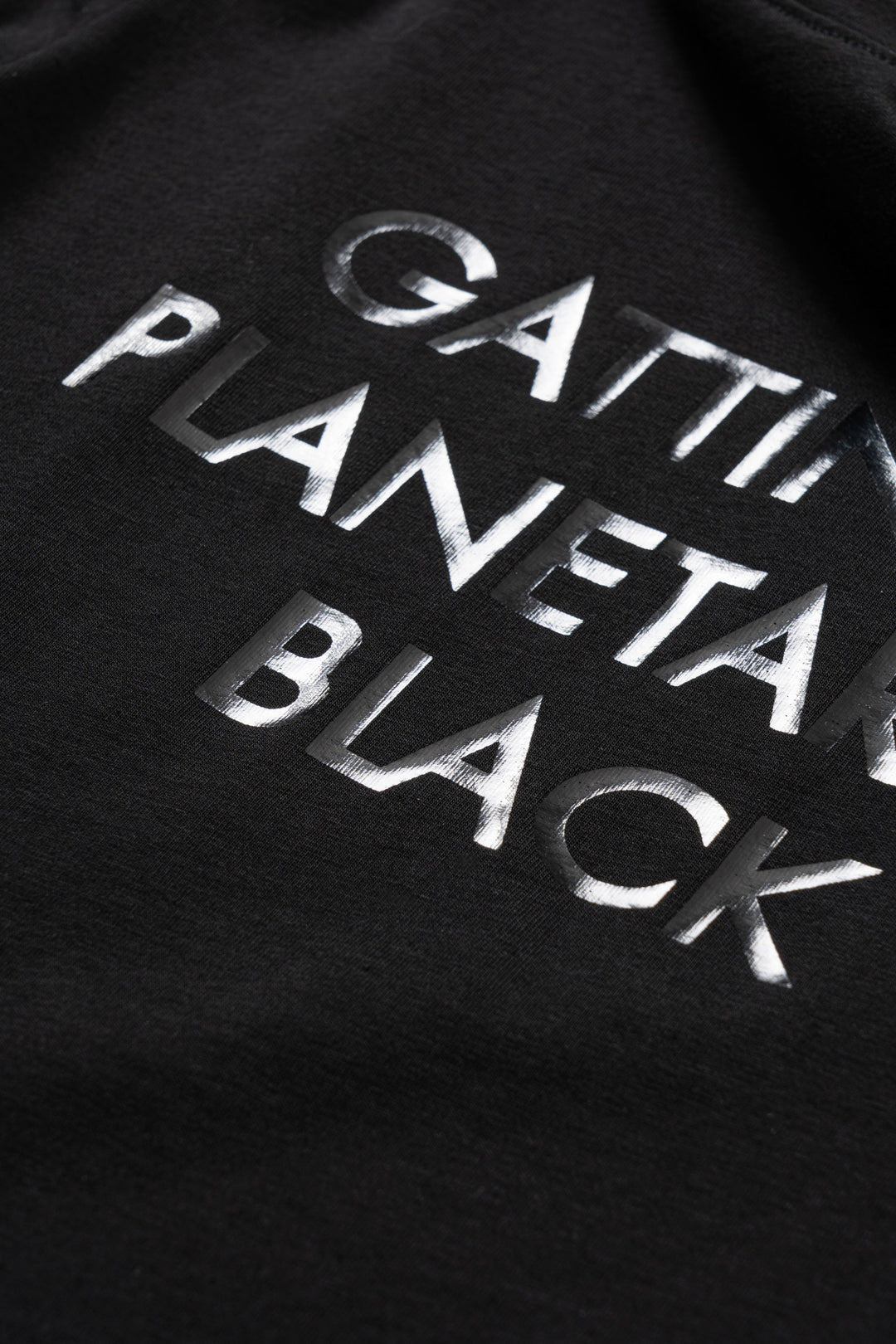 T-shirt con scritta Planetarium Black