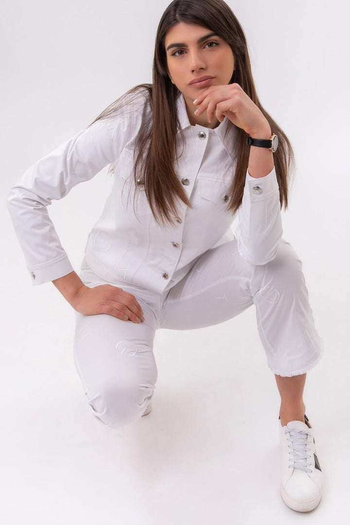 Pantalone in gabardine