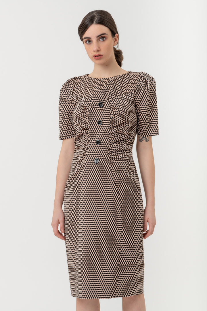 Abito Midi Jacquard