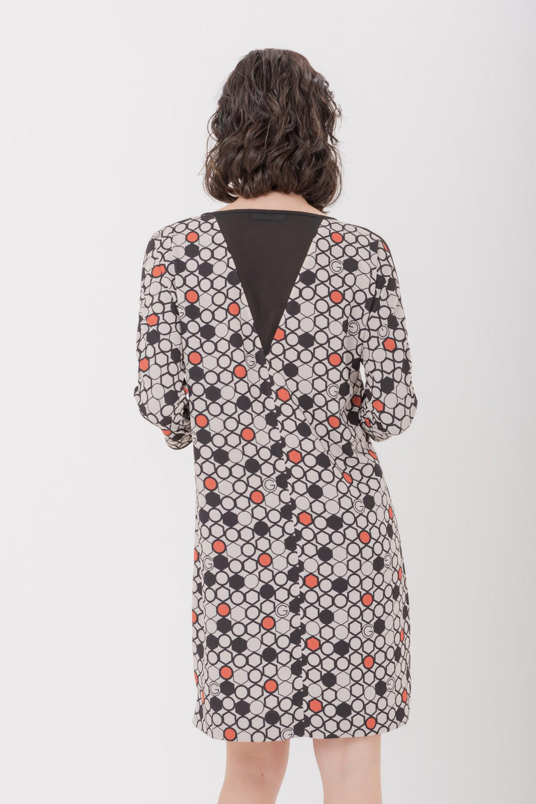 Abito Corto Stampa Teometrical