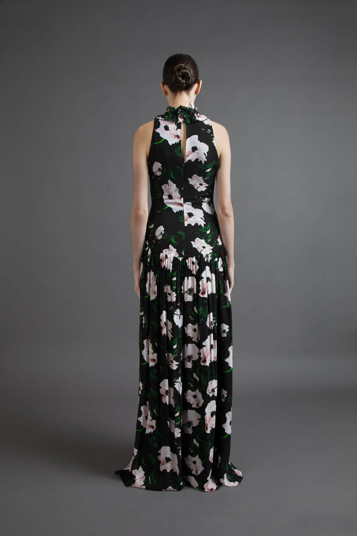ABITO LUNGO STAMPA FLOREALE