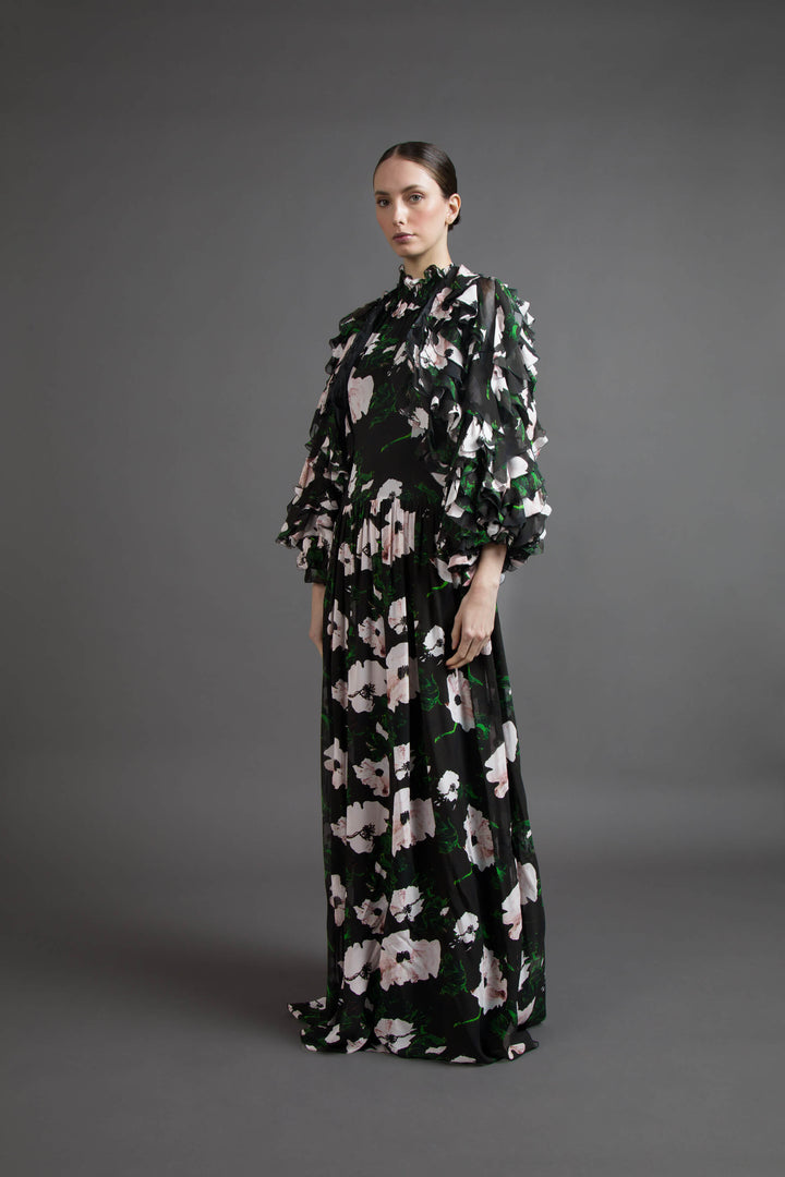 COPRISPALLE COUTURE STAMPA FLOREALE