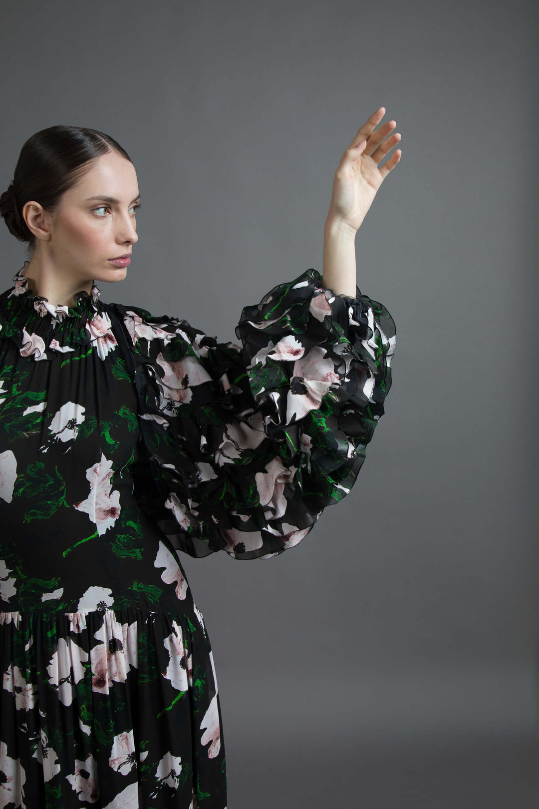 COPRISPALLE COUTURE STAMPA FLOREALE