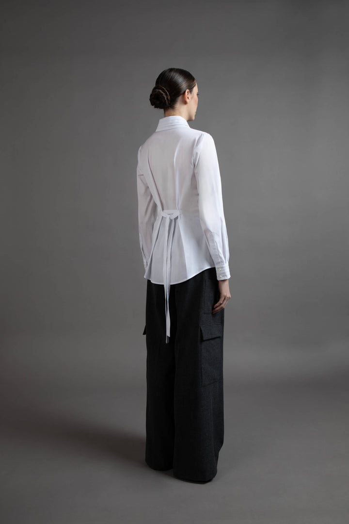 CAMICIA IN POPELINE DI COTONE