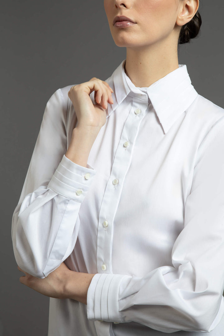 CAMICIA IN POPELINE DI COTONE