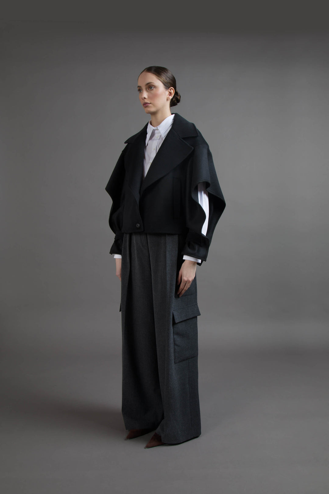 BLACK CLOTH COAT