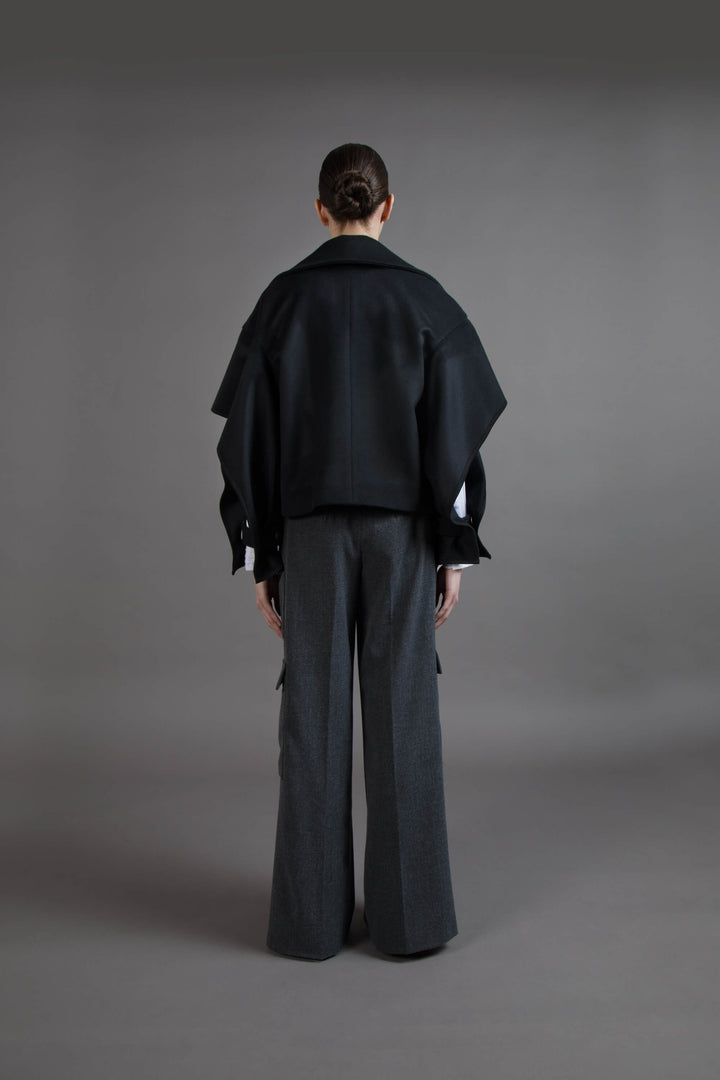 BLACK CLOTH COAT