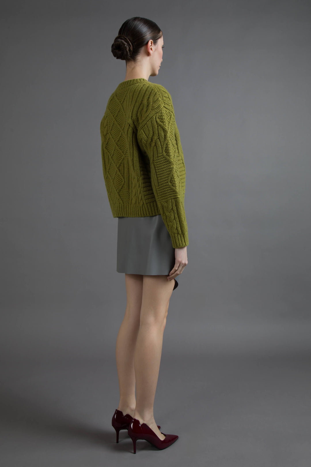 MAGLIA GIROCOLLO MIX PUNTI