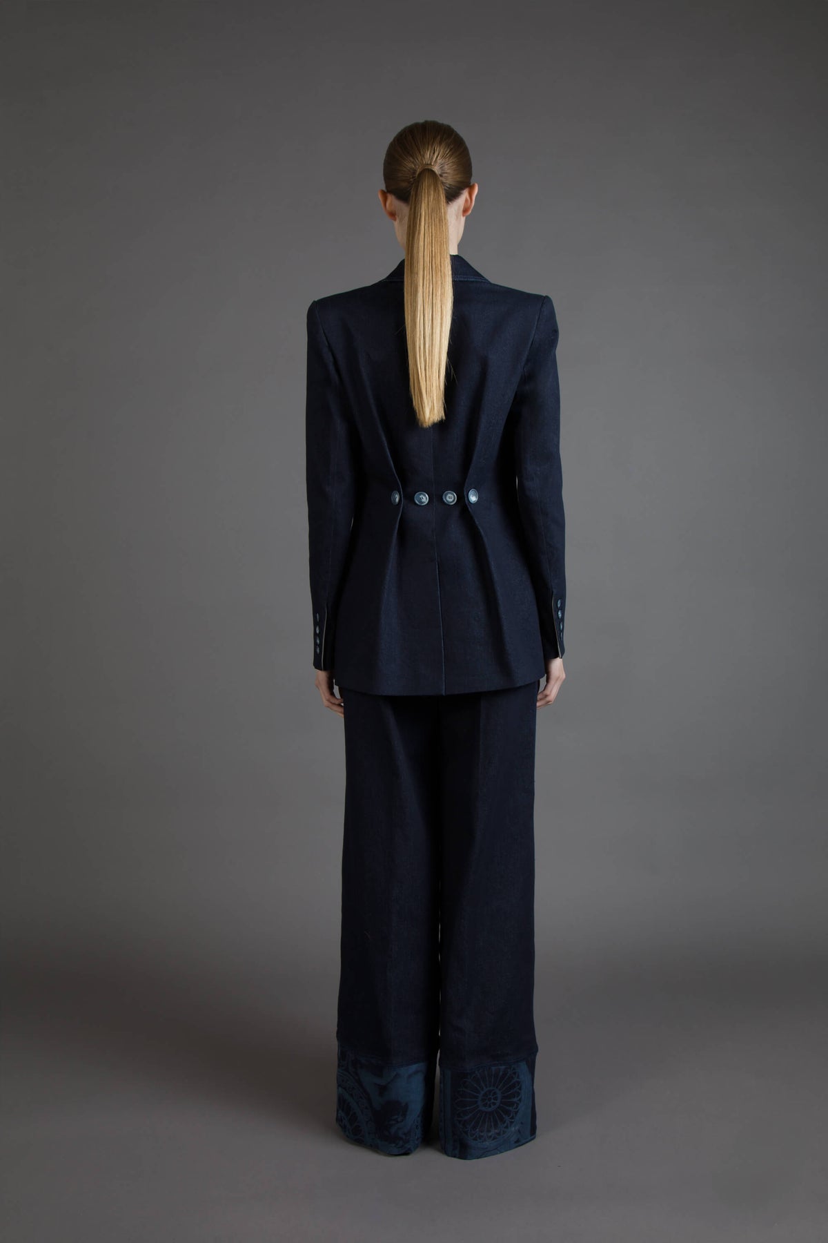 BLAZER DOPPIO PETTO IN DENIM