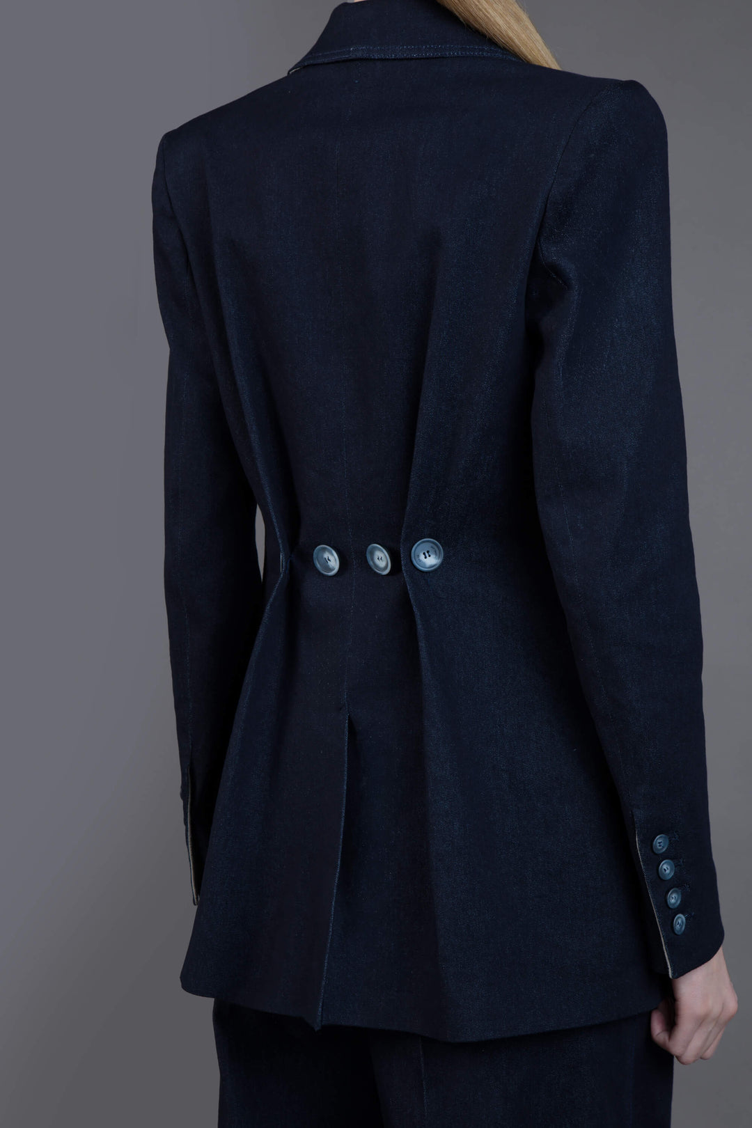 BLAZER DOPPIO PETTO IN DENIM