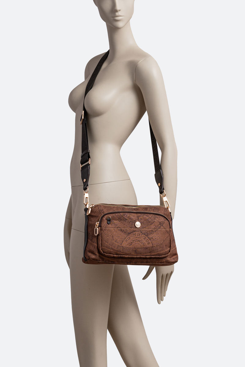 Maya Experience Borsa A Tracolla Marrone
