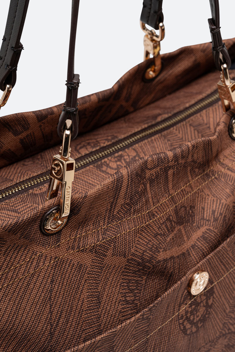 Maya Experience Borsa A Spalla Marrone