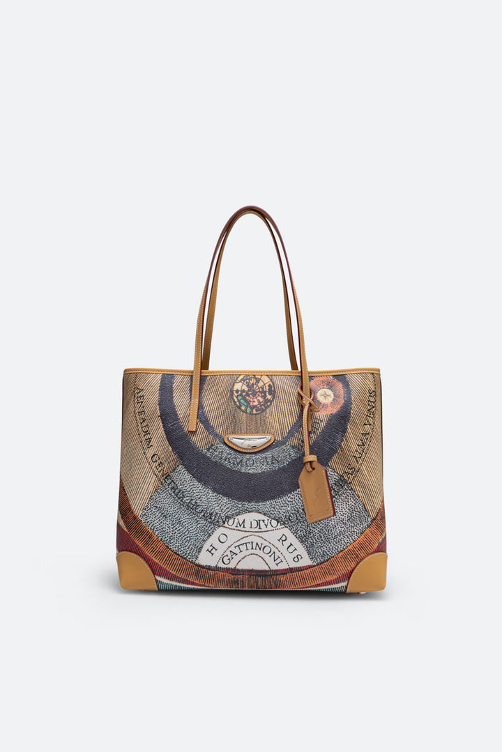 Planetarium Classic Philosophy Borsa A Spalla Lana Classic-Vacchetta