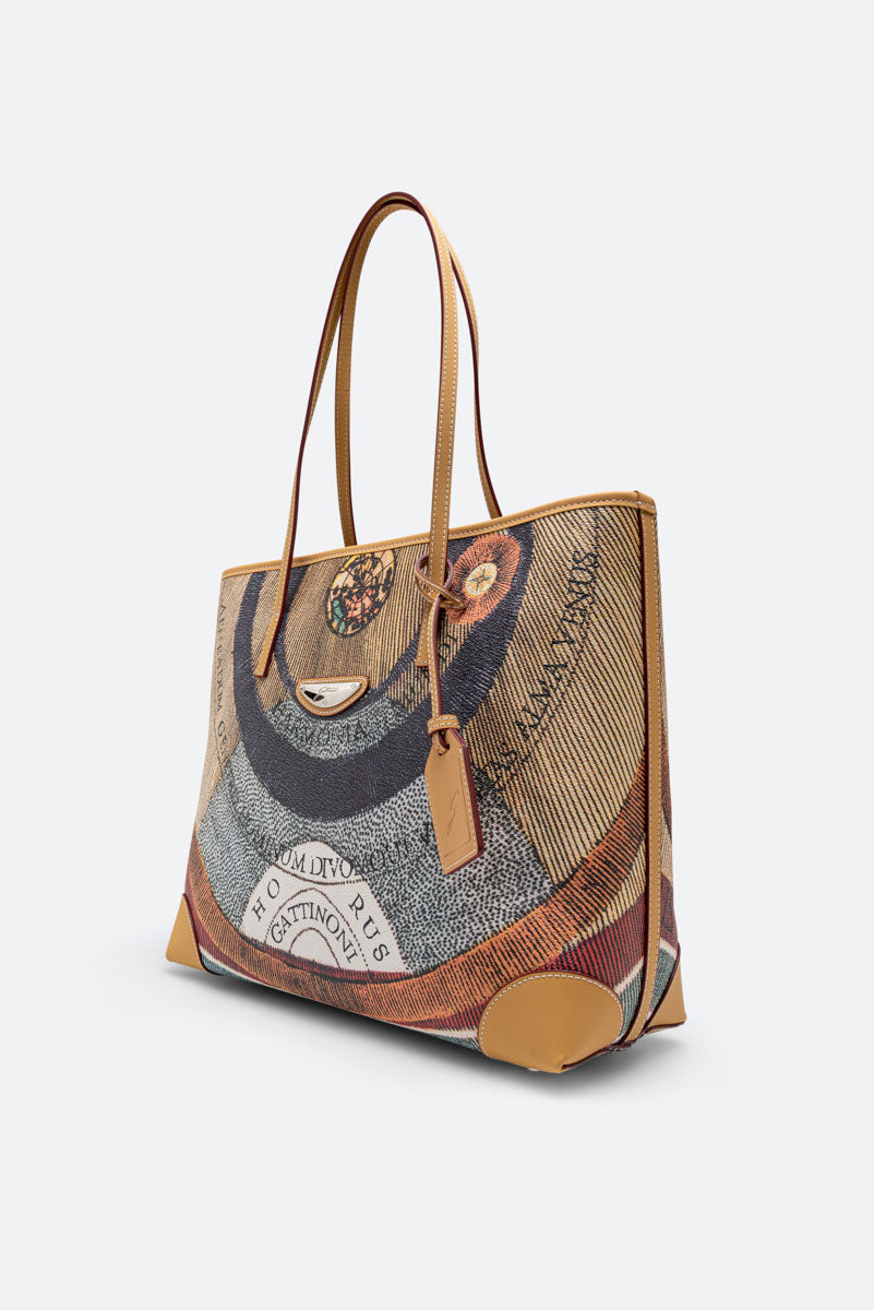 Planetarium Classic Philosophy Borsa A Spalla Lana Classic-Vacchetta