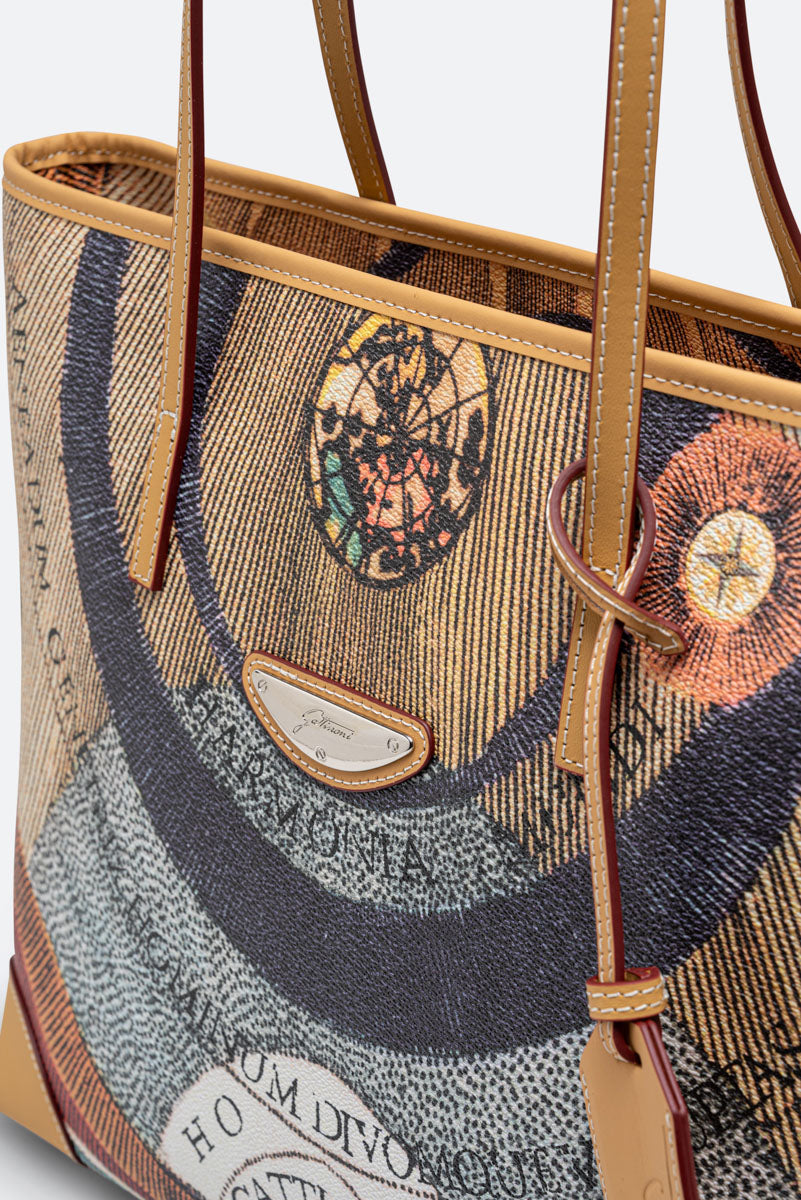 Planetarium Classic Philosophy Borsa A Spalla Lana Classic-Vacchetta
