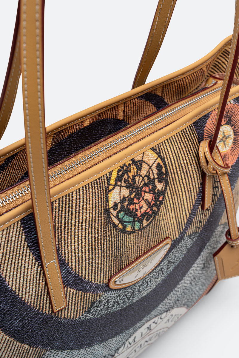 Planetarium Classic Philosophy Borsa A Spalla Lana Classic-Vacchetta