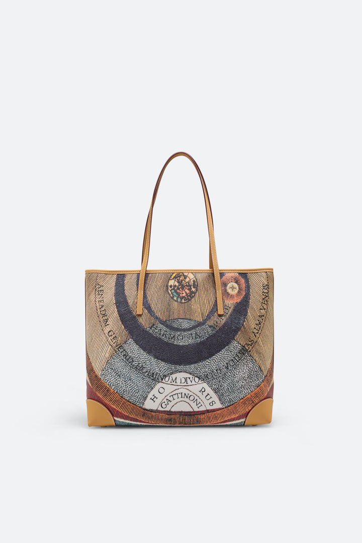 Planetarium Classic Philosophy Borsa A Spalla Lana Classic-Vacchetta