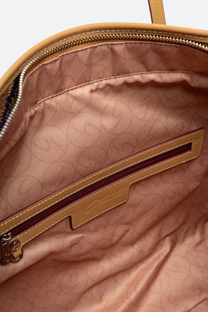 Planetarium Classic Philosophy Borsa A Spalla Lana Classic-Vacchetta