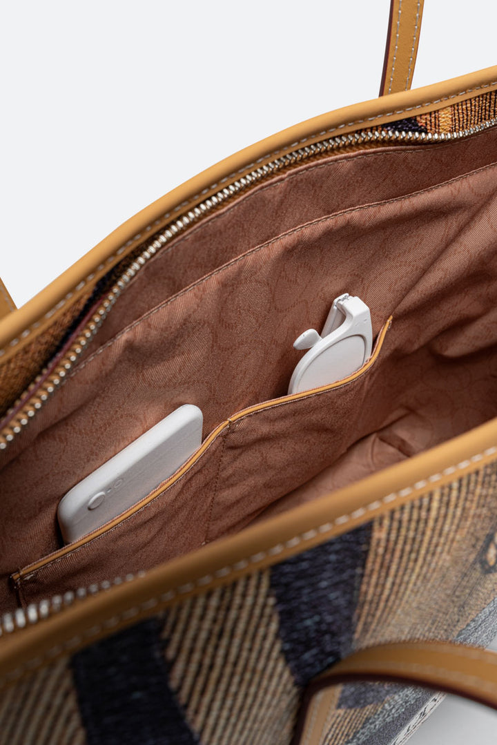 Planetarium Classic Philosophy Borsa A Spalla Lana Classic-Vacchetta