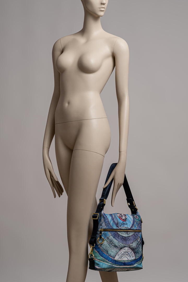 Zaino Hobo Maya Planetarium Aquamarine