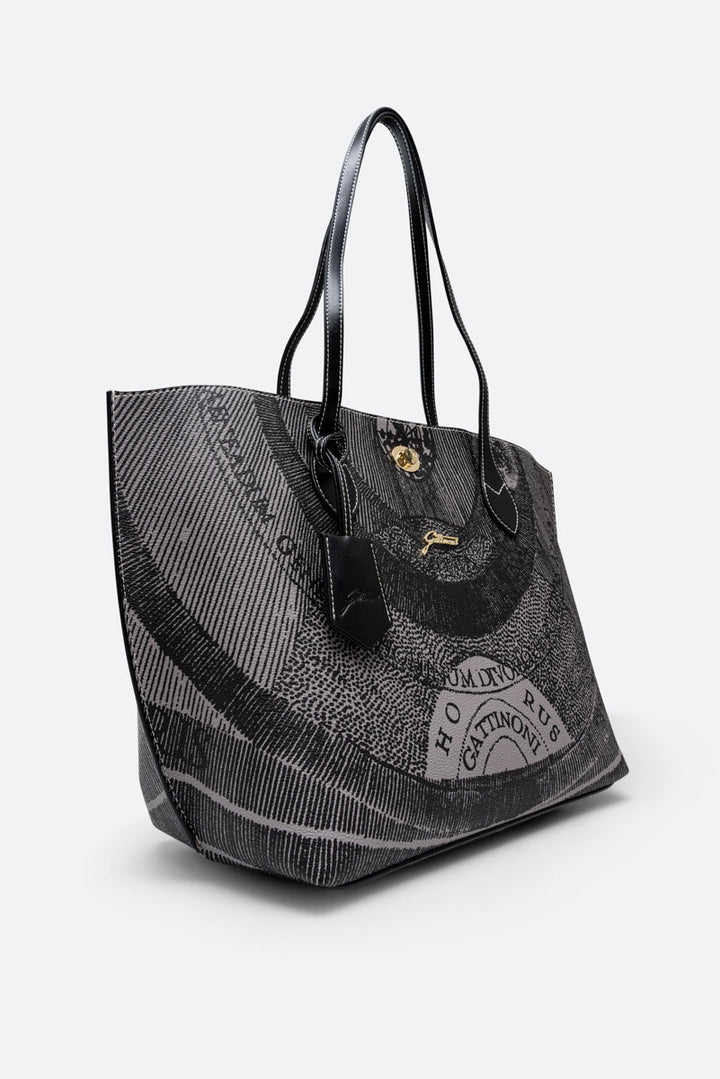 Shopping Bag Planetarium Monochrom Light Grey