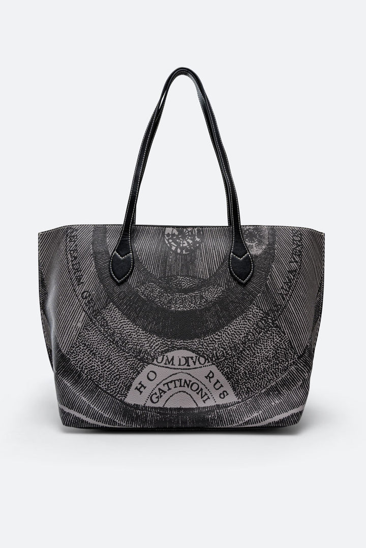 Shopping Bag Planetarium Monochrom Light Grey