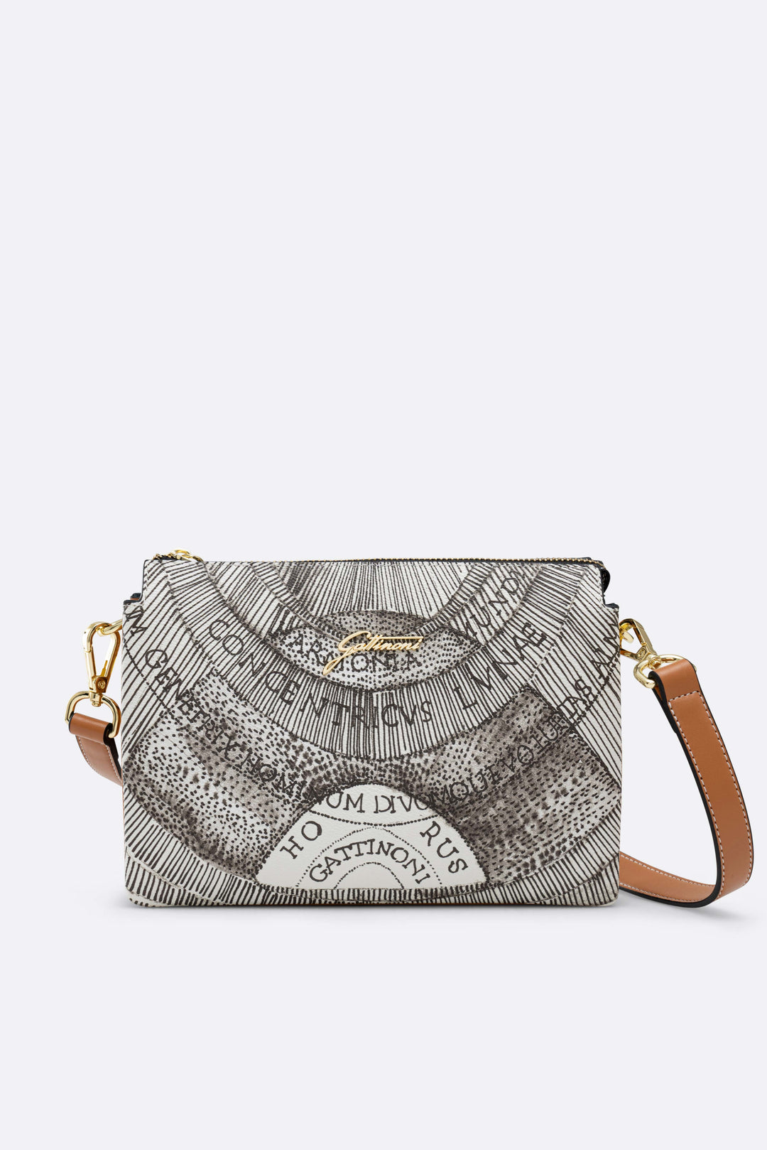 Borsa a Tracolla Planetarium Ink Sepia – Gattinoni