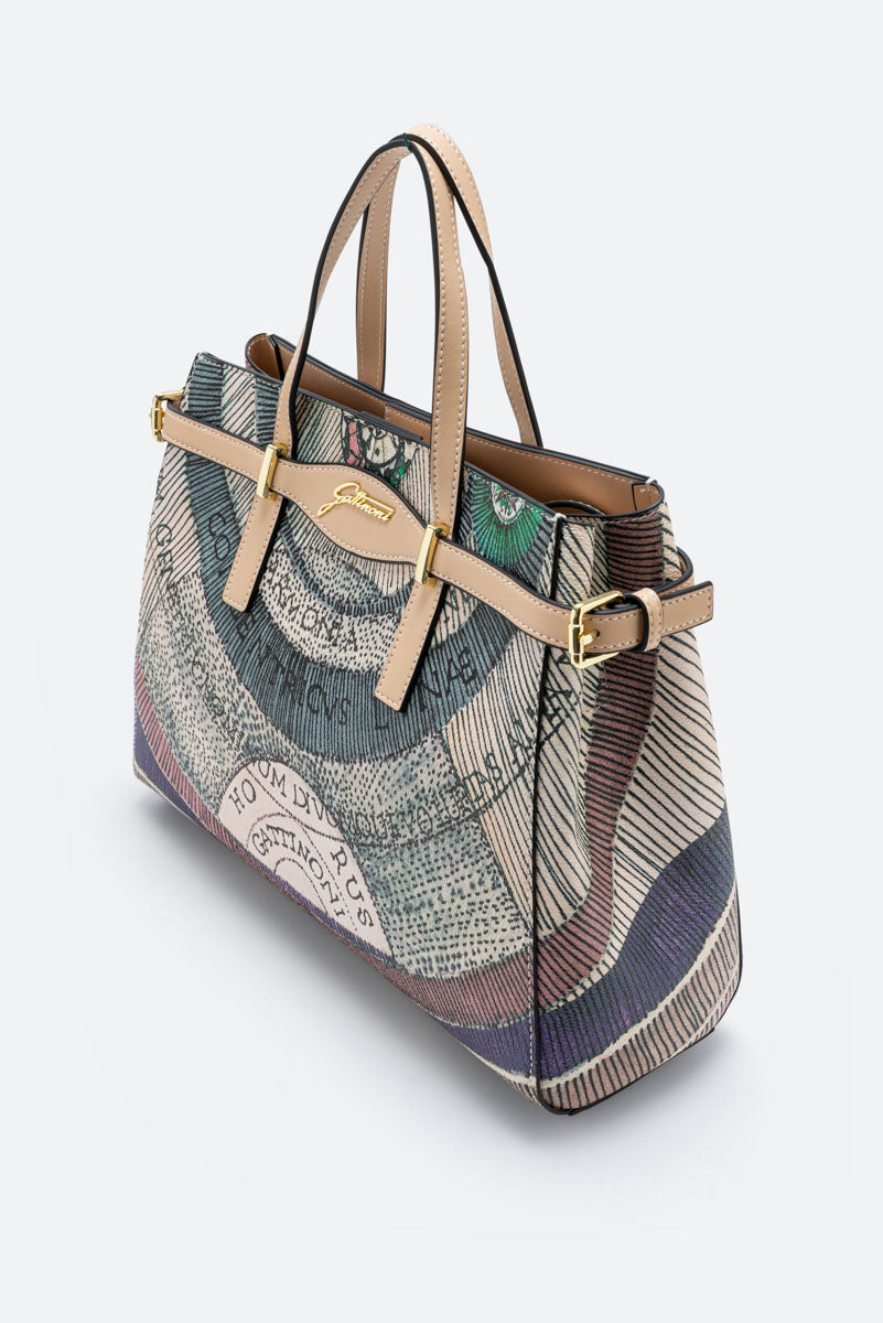 Borsa a mano Planetarium Watercolor Small