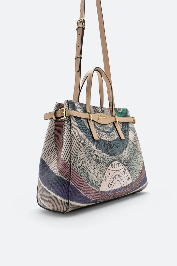 Borsa a mano Planetarium Watercolor Small