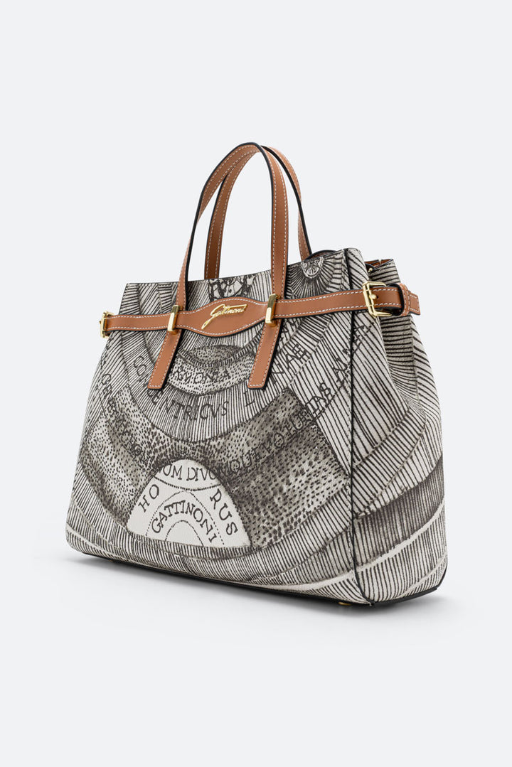 Borsa a mano Planetarium Ink Sepia Small