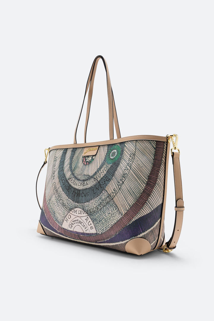 Shopping Bag Planetarium Watercolor Large