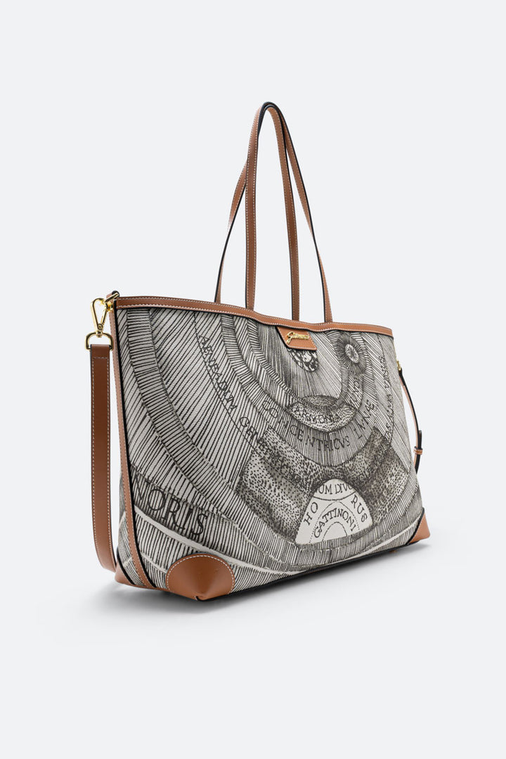 Shopping Bag Planetarium Ink Sepia Large