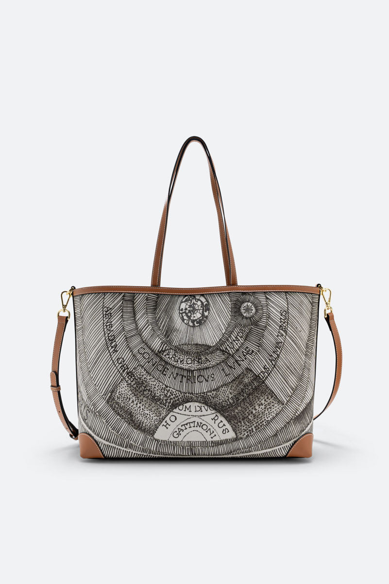 Shopping Bag Planetarium Ink Sepia Large