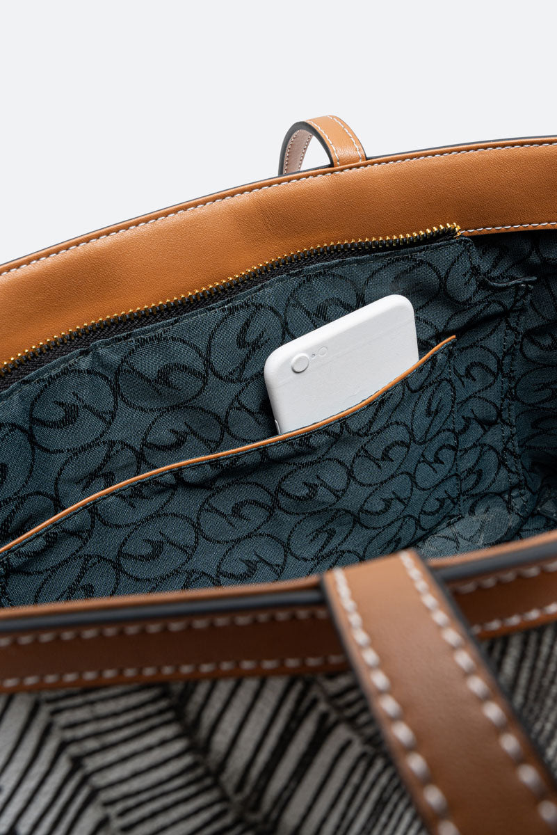 Crossbody Squared Lady Ink Sepia