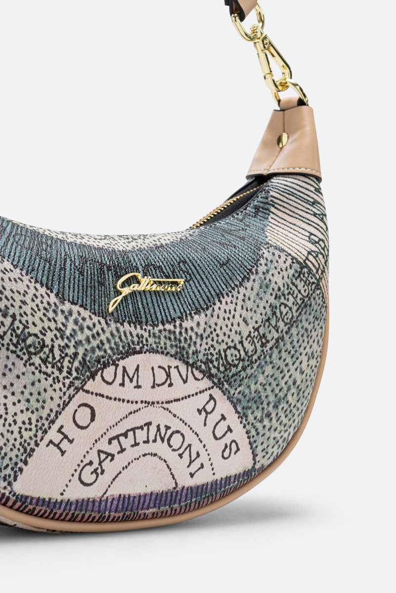 Hobo Bag Planetarium Watercolor Small