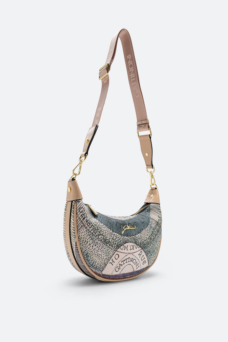 Hobo Bag Planetarium Watercolor Small