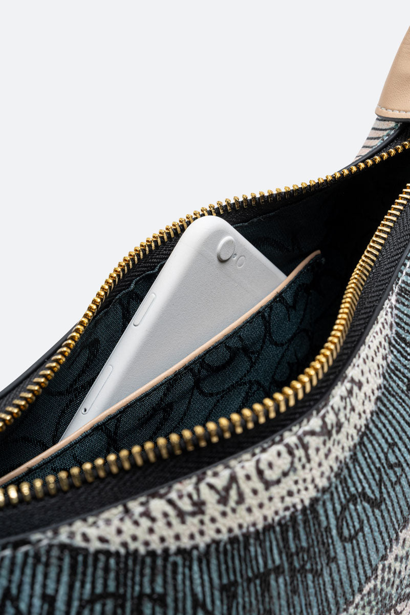 Hobo Bag Planetarium Watercolor Small