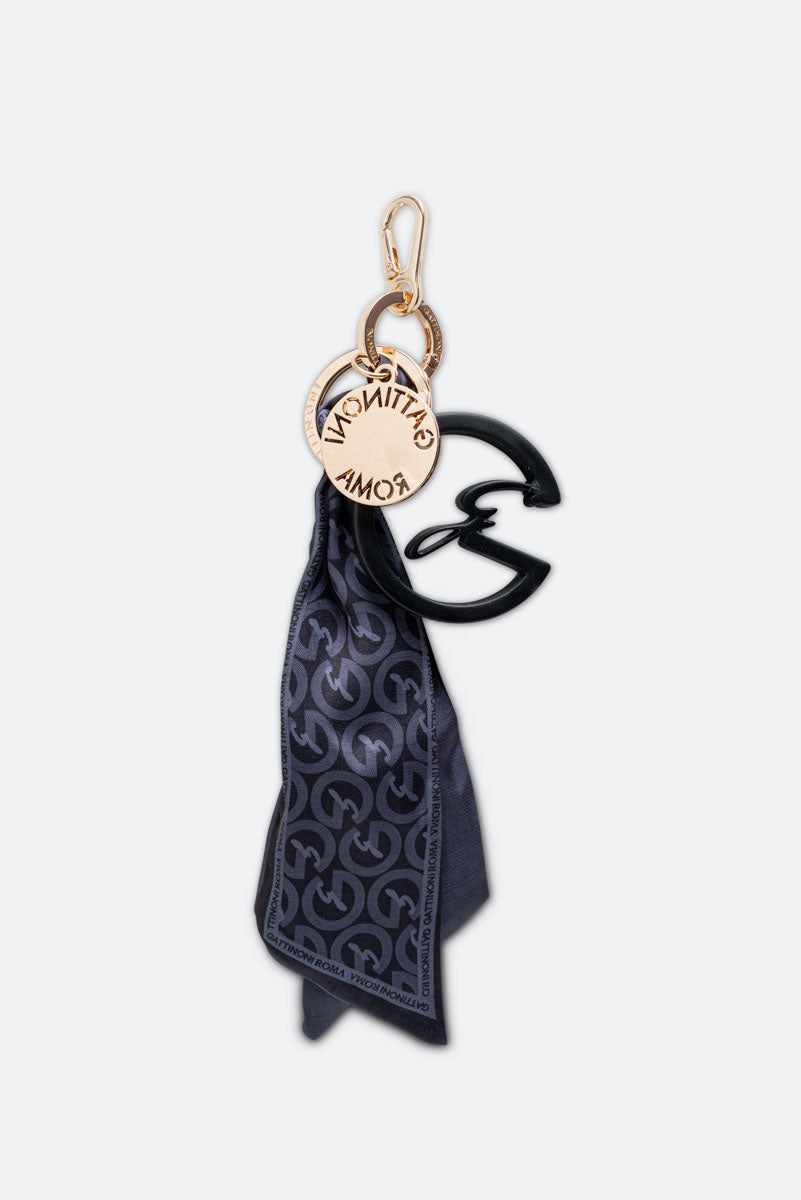 Plastic Charm Portachiavi Nero