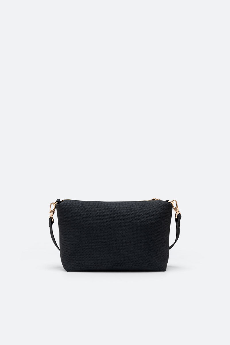 Teodosia Reversible Texture Borsa A Spalla Nero
