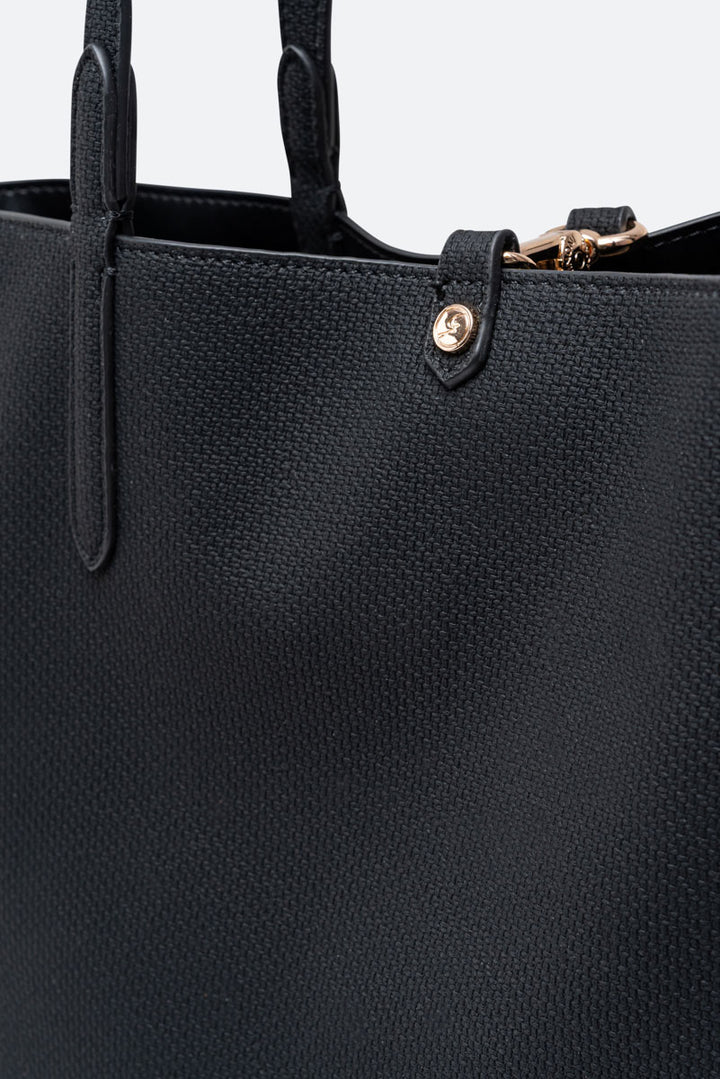 Teodosia Reversible Texture Borsa A Spalla Nero